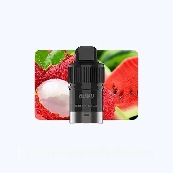 IGET BAR PLUS POD LYCHEE WATERMELON 6000 Puffs