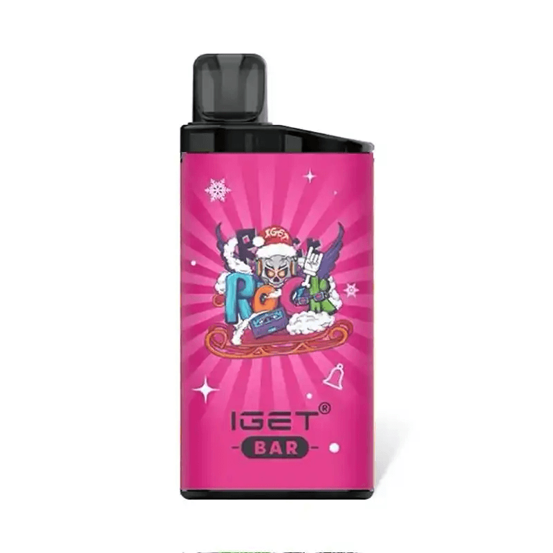 Pocket Cloud Vape IGET BAR STRAWBERRY WATERMELON HARD CANDY 3500 Puffs Disposable Vape
