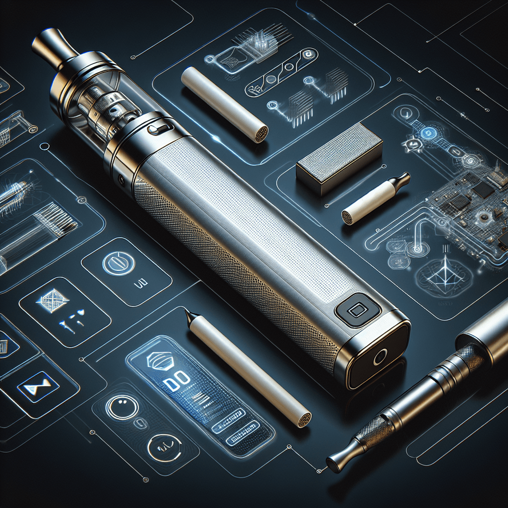 Fibie Vape 15000 exploded view showing 650 mAh cell and 20 mL tank
