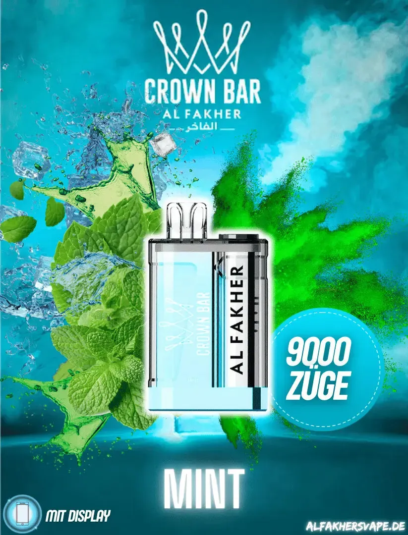 AlFakherVape 9000Crystal Mint Co