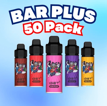 vape melbourne IGET Bar Plus 6000 puffs bulk pack at Melbourne courier depot