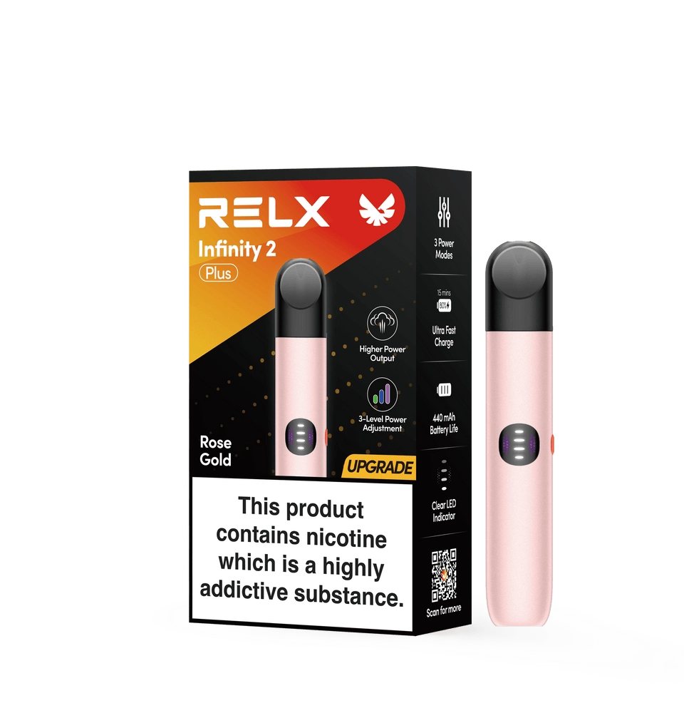 RELX Infinity 2 Plus Device – Rose Gold