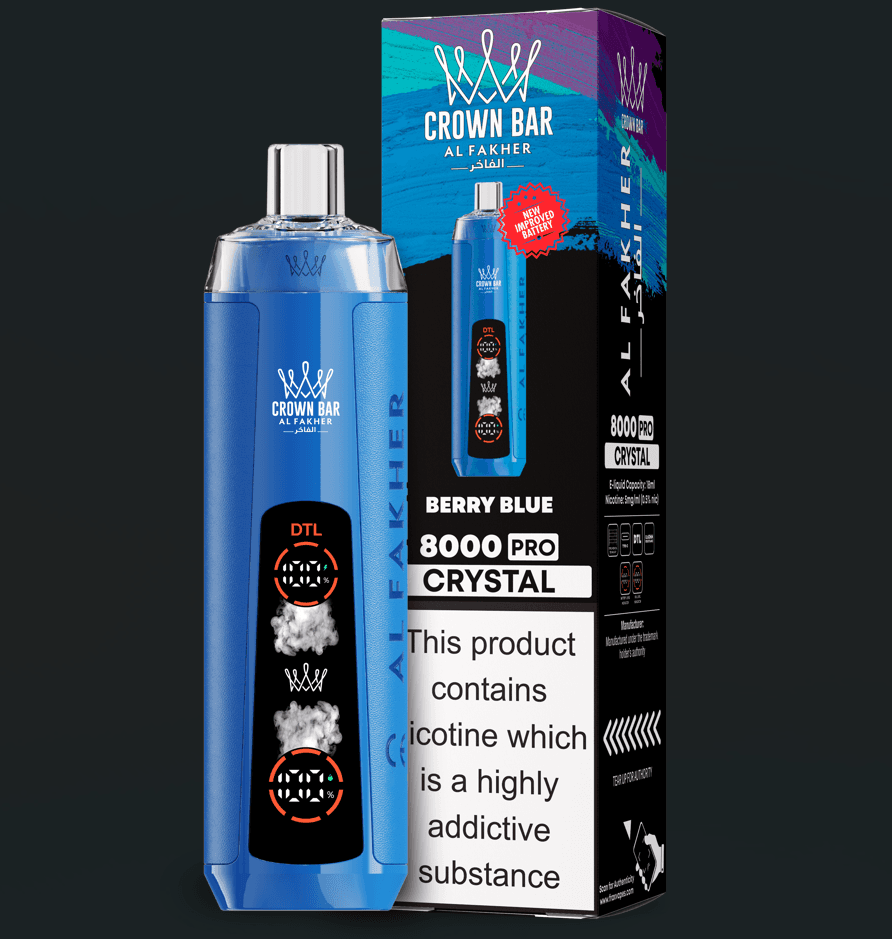 vaping weight gain Al Fakher Crown Bar 8000 low-sweetener device