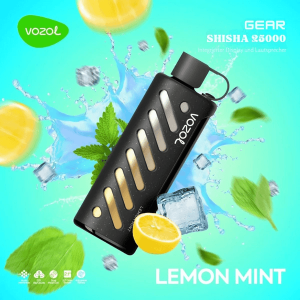 vozol 20000 device lineup showing flavour pods and LED screen