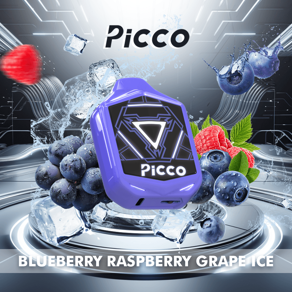 Picco Voom 7000 Puffs - Blueberry Raspberry Grape Ice Picco Voom 7000 Puffs - Blueberry Raspberry Grape Ice