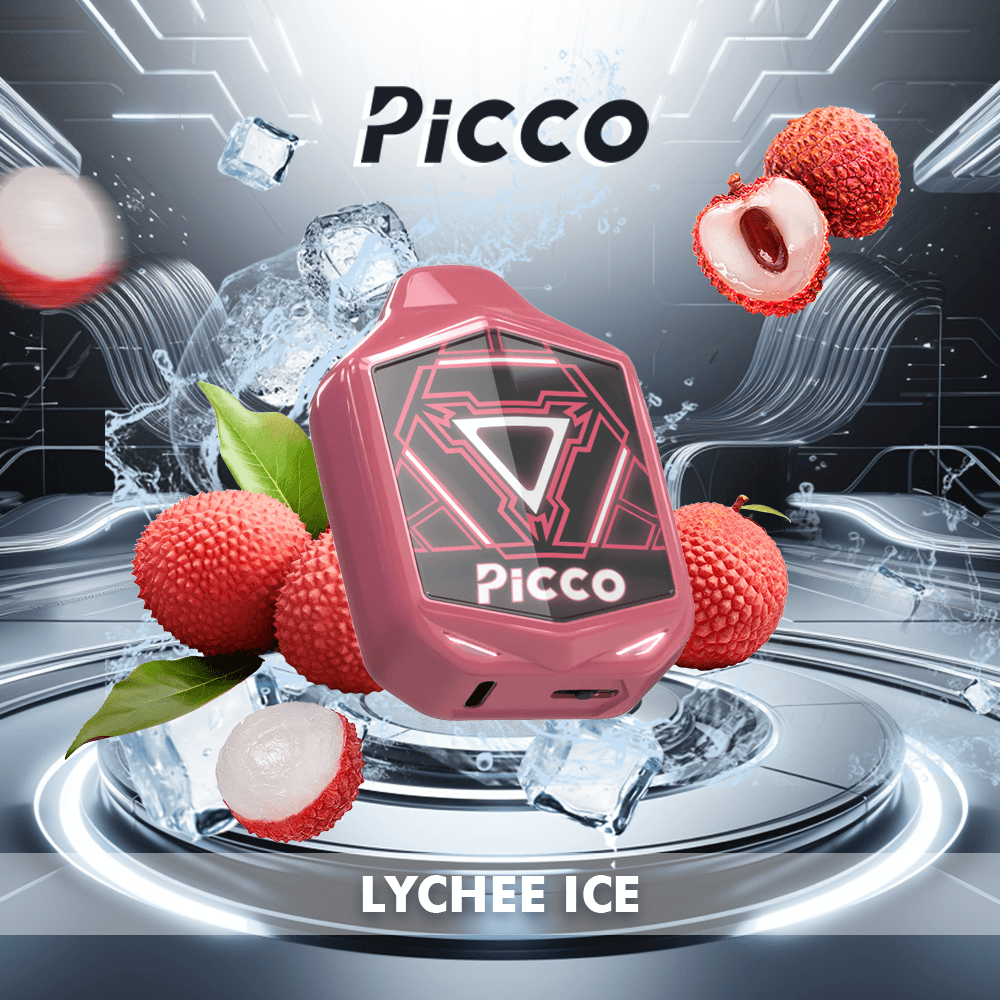 Picco Voom 7000 Puffs - Lychee Ice crown bars vape - Professional Guide and Review