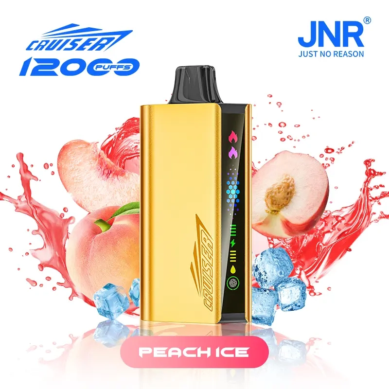 JNR Cruiser 12000 Puffs –Peach Ice alibarbar flavours list - Professional Guide and Review