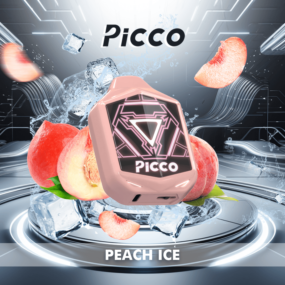 Picco Voom 7000 Puffs - Peach Ice