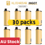 Alibarbar Ingot 9000 puffs-30 pack Multiple flavors(Ship from Sydney)