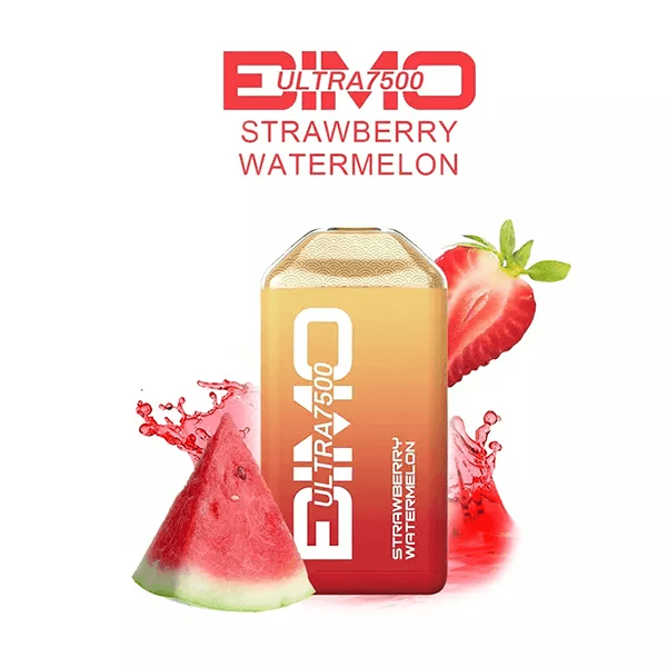 bimo vape Ultra 7500 Strawberry Watermelon starter device
