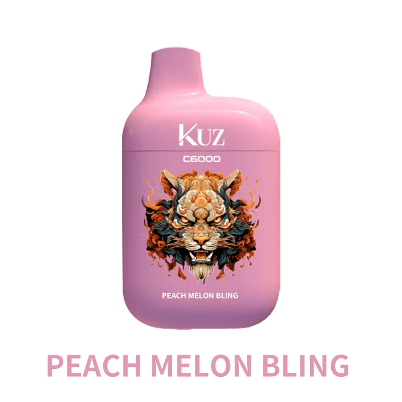 Kuz C6000 Peach Melon Bling flavour