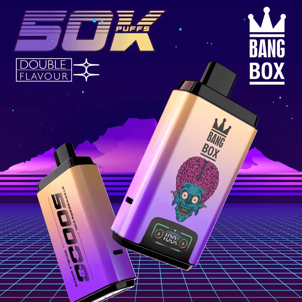 Waka Vapes Australia Bangbox 50000 Puffs display