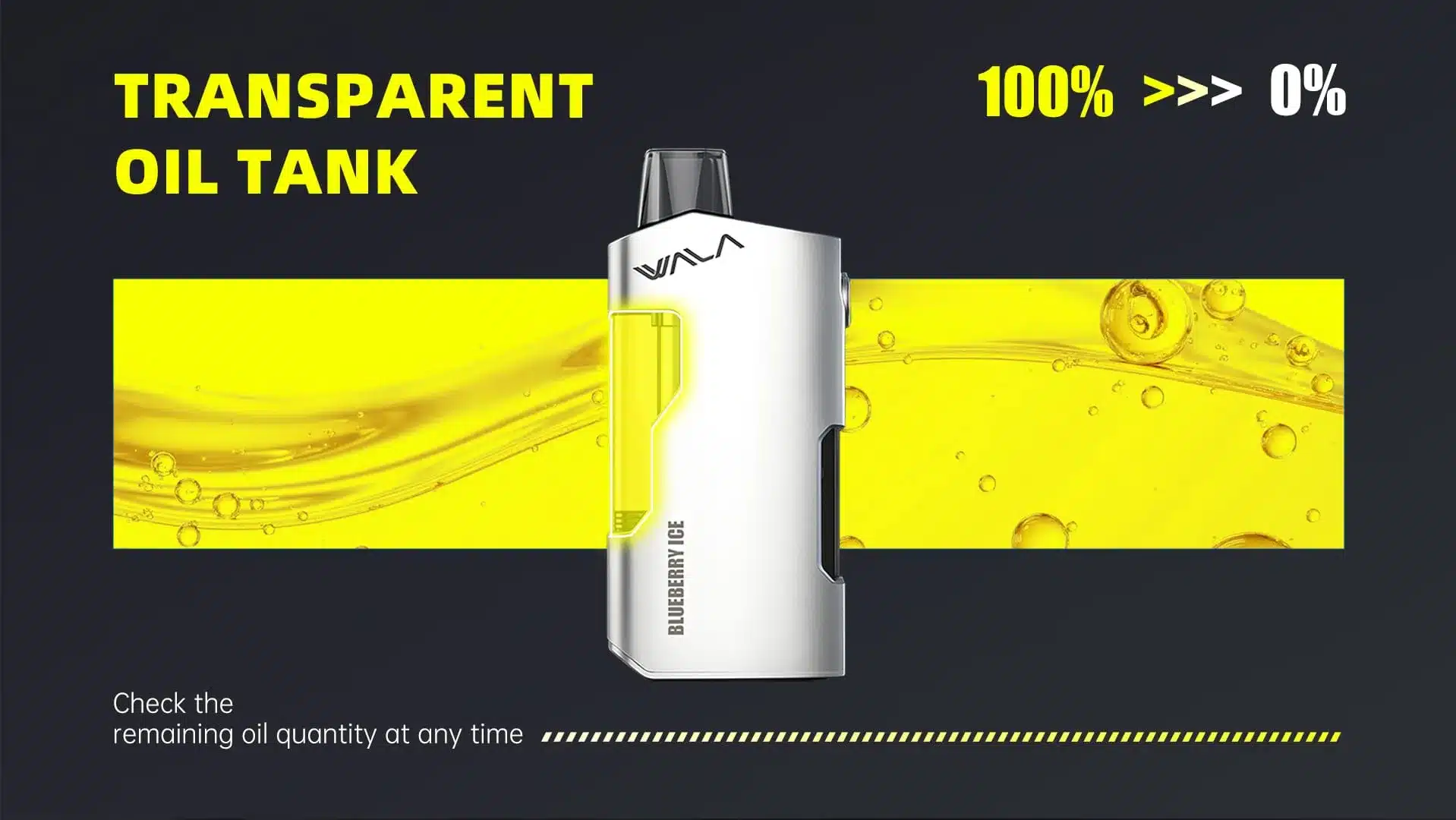 Full variety of Wala Vape premium flavours and models organized neatly