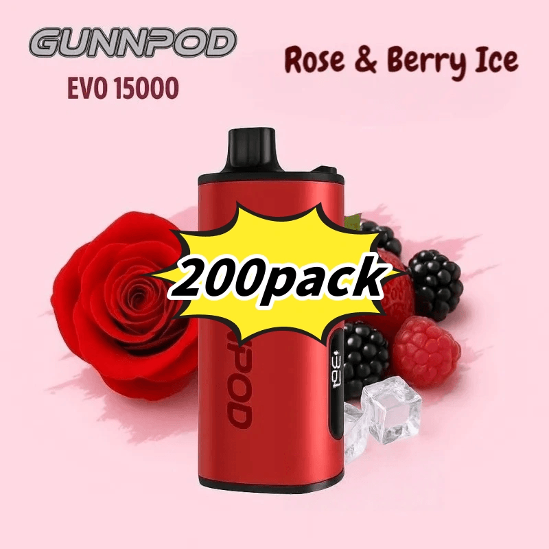 what is in vapes bulk box of Gunnpod EVO 15k 200 pack