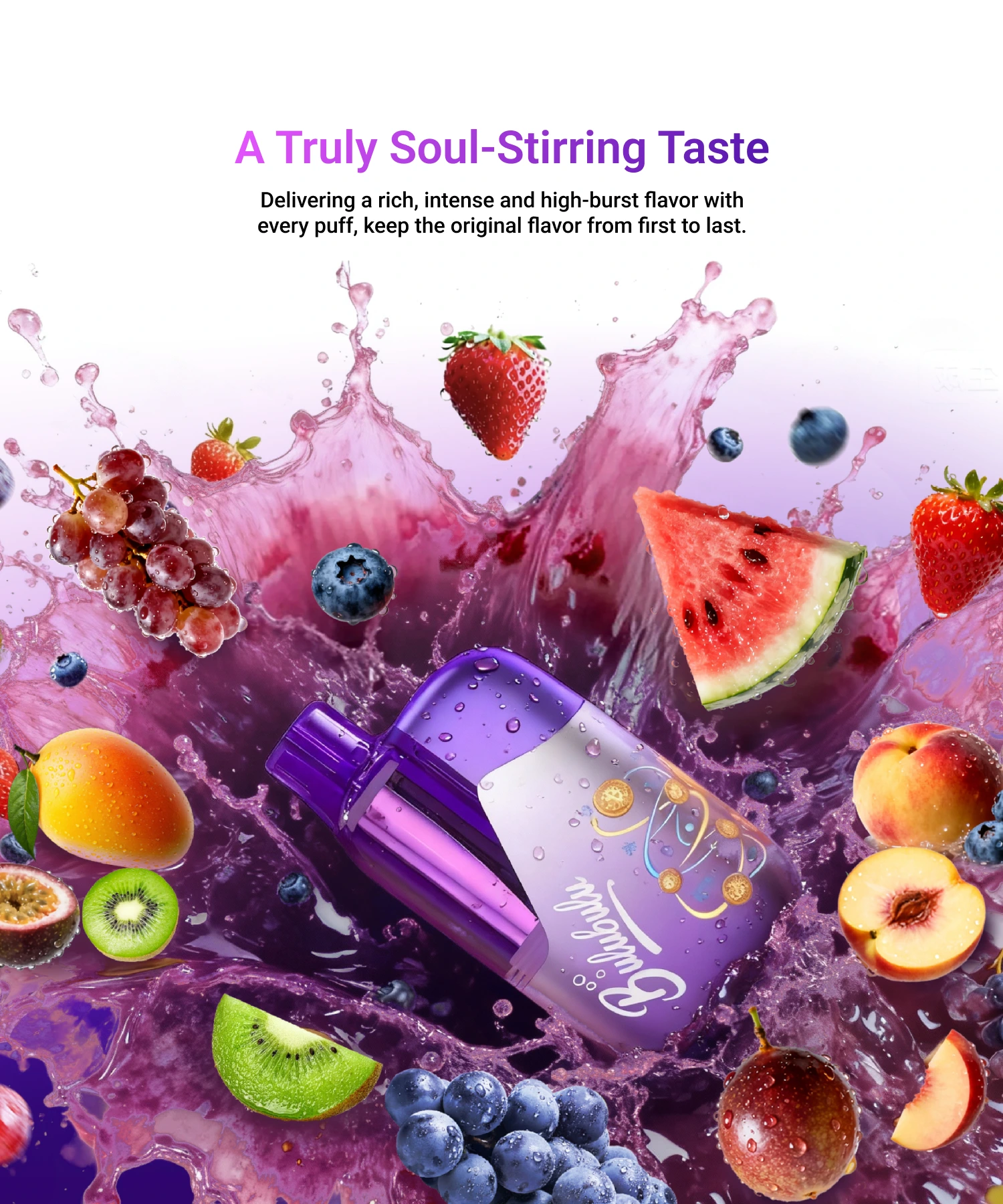 Bulubulu 15000 Puffs sleek non-rechargeable design