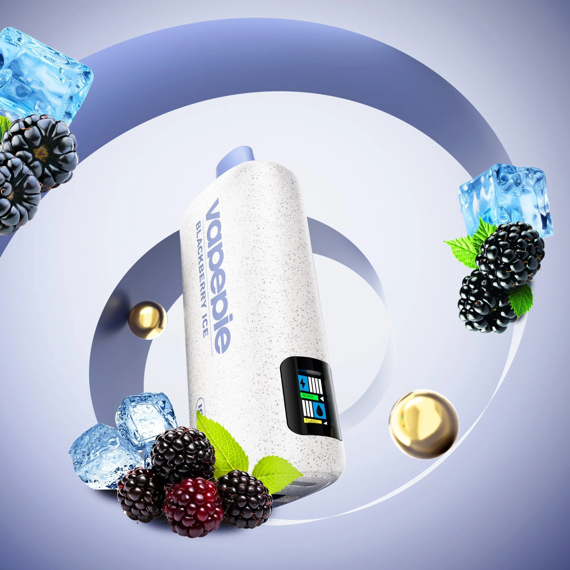 FTP Flavour Vape Vapepie Powergo 9800 Puffs Blackberry Ice