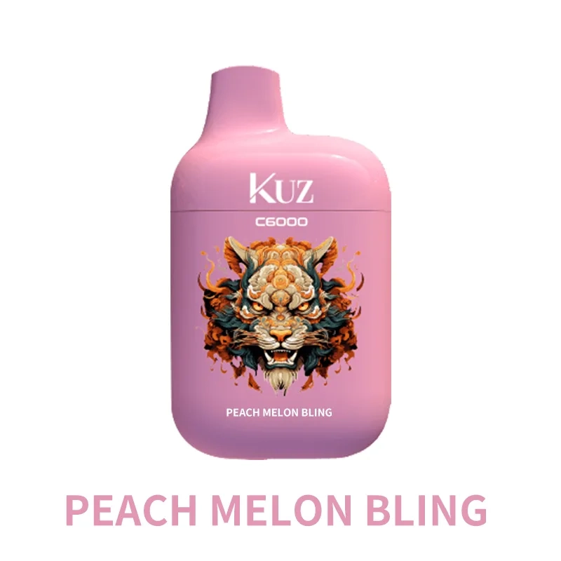 KUZ C6000 vape Peach Melon Bling edition