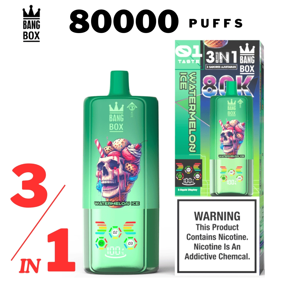 popcorn lung vaping Bangbox 80000 puffs device features