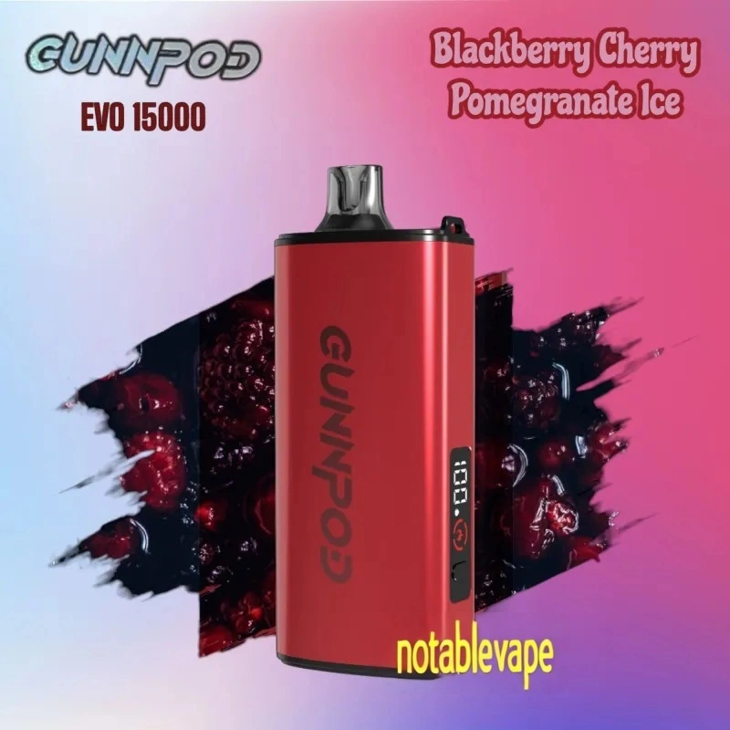 tobacconist castle hill Gunnpod EVO Blackberry Cherry Pomegranate Ice