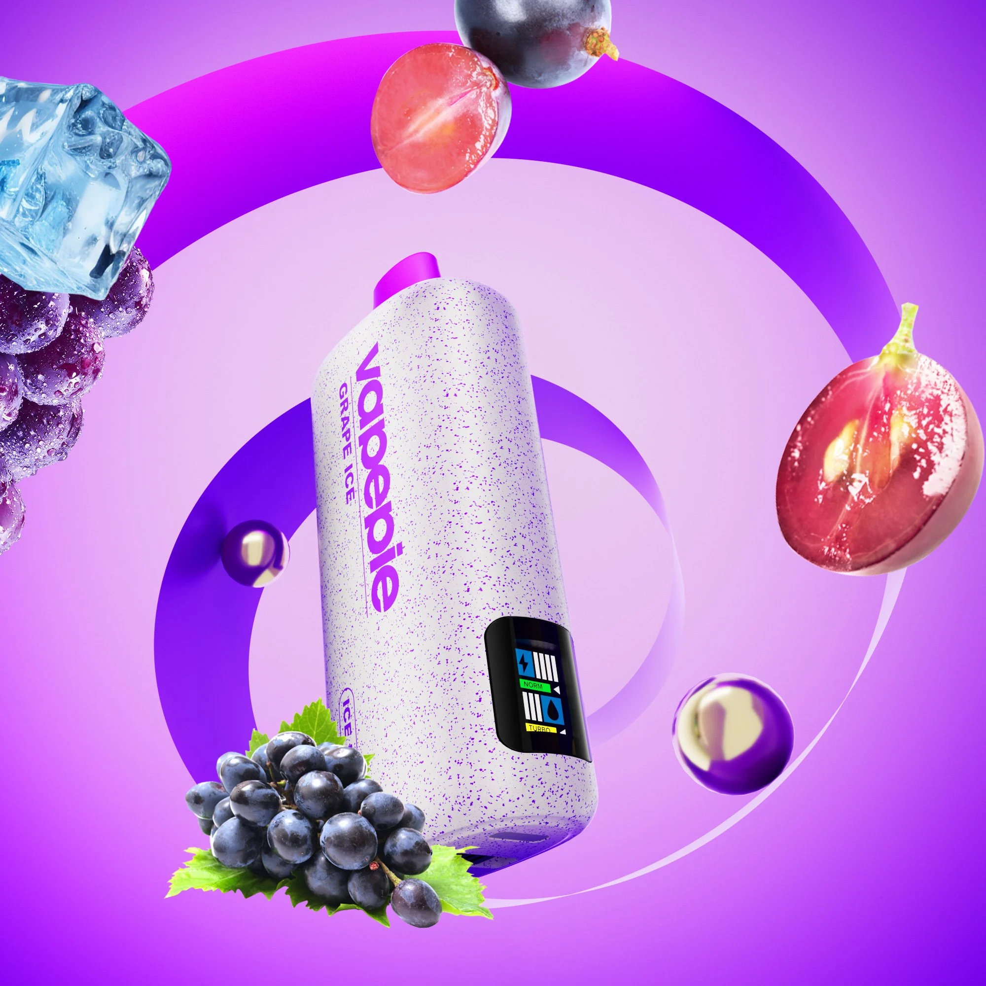 How to Vape with Vapepie Powergo 9800 Puffs Grape Ice