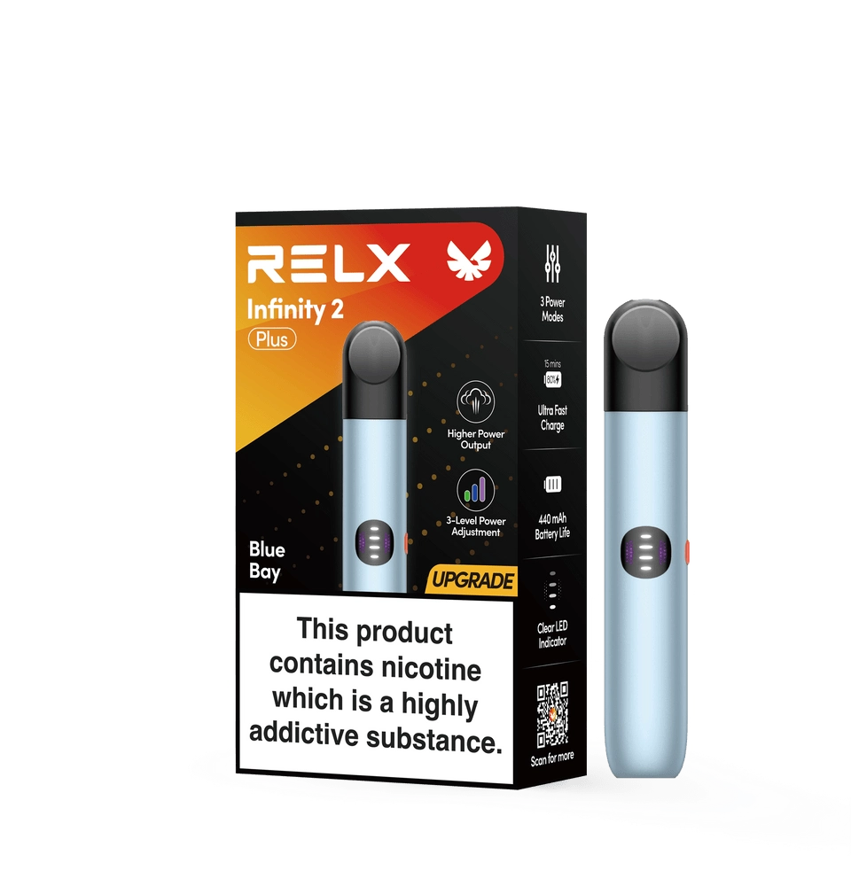 Nicotine RELX Infinity 2 Plus Device Blue Bay
