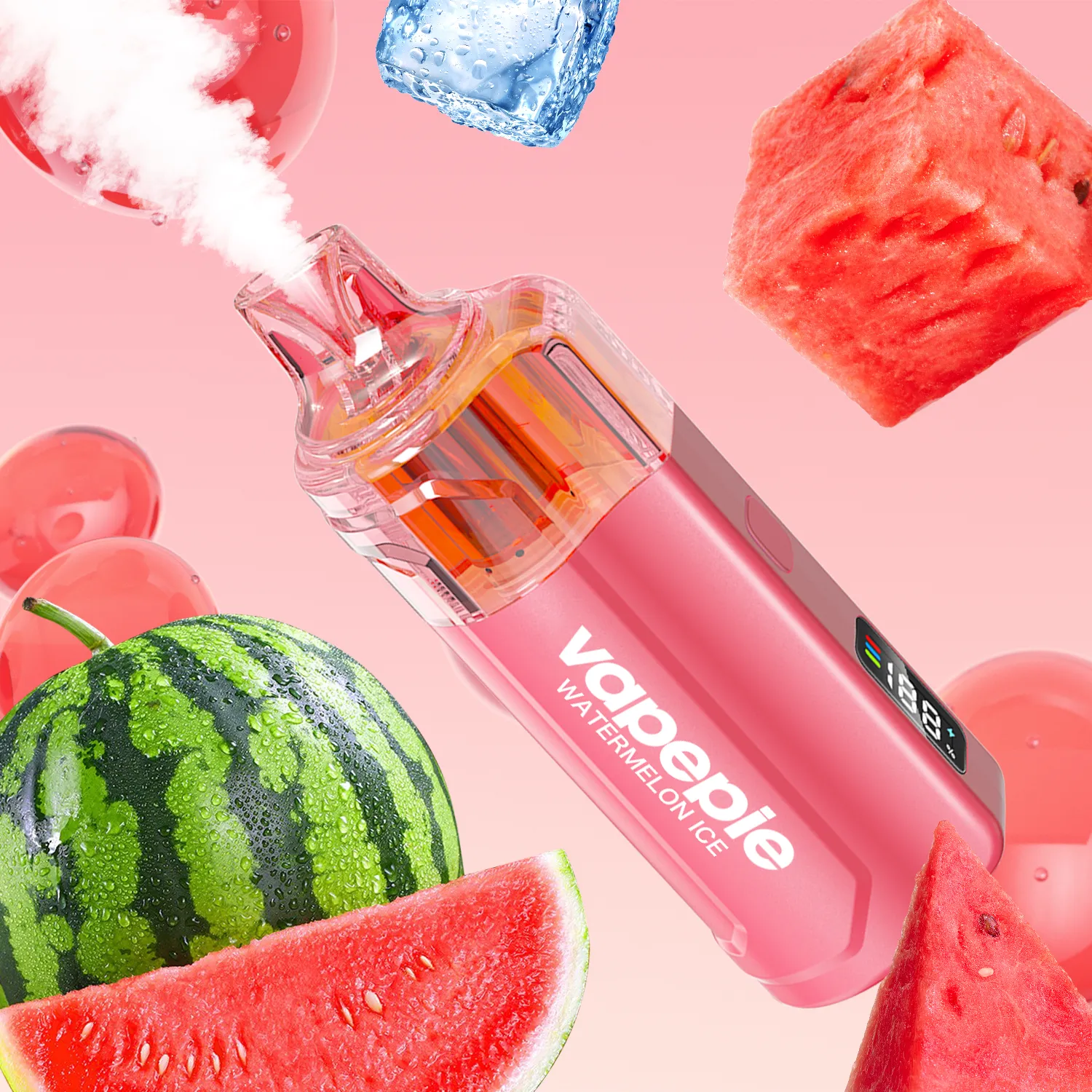 Pocket Cloud Vape Vapepie Crystal Pop 15000 Puffs Watermelon Ice