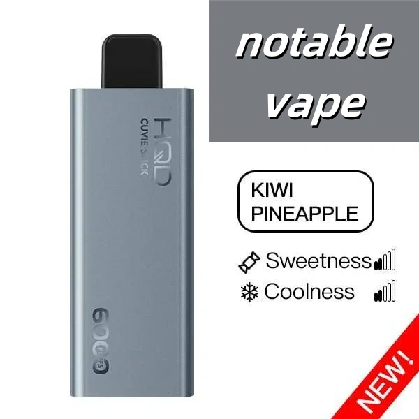 The Complete Guide to Quitting Vaping in Australia HQD Cuvie Slick 6000 Kiwi Pineapple product image