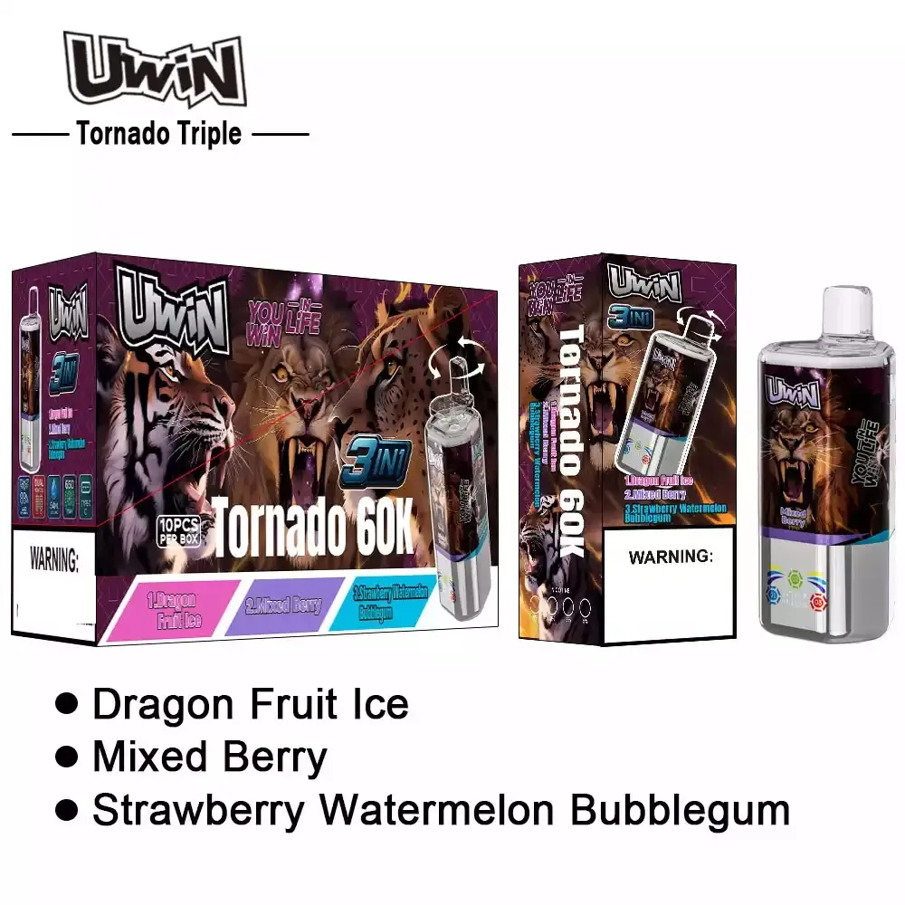 The Complete Guide to Quitting Vaping in Australia Uwin Tornado Triple 60K Puffs product image