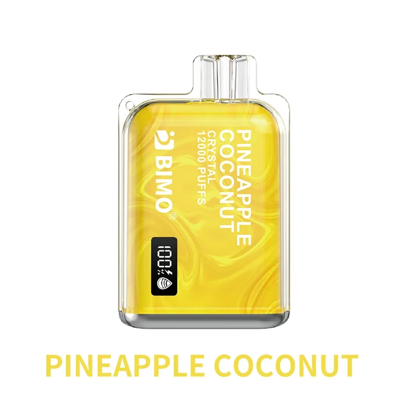 vapes cheap BIMO Crystal 12000 Puffs Pineapple Coconut