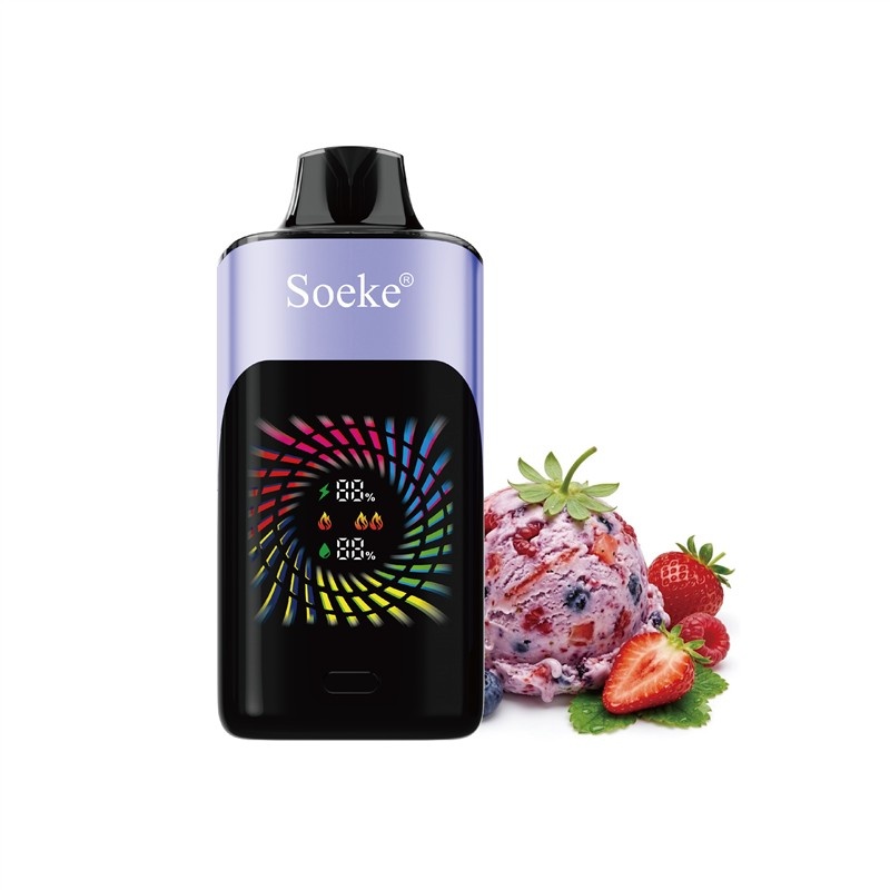 17. Mixed Berries Ice 混合莓冰 Soeke S9 28000 Puffs-Mixed Berries Ice - Image 1