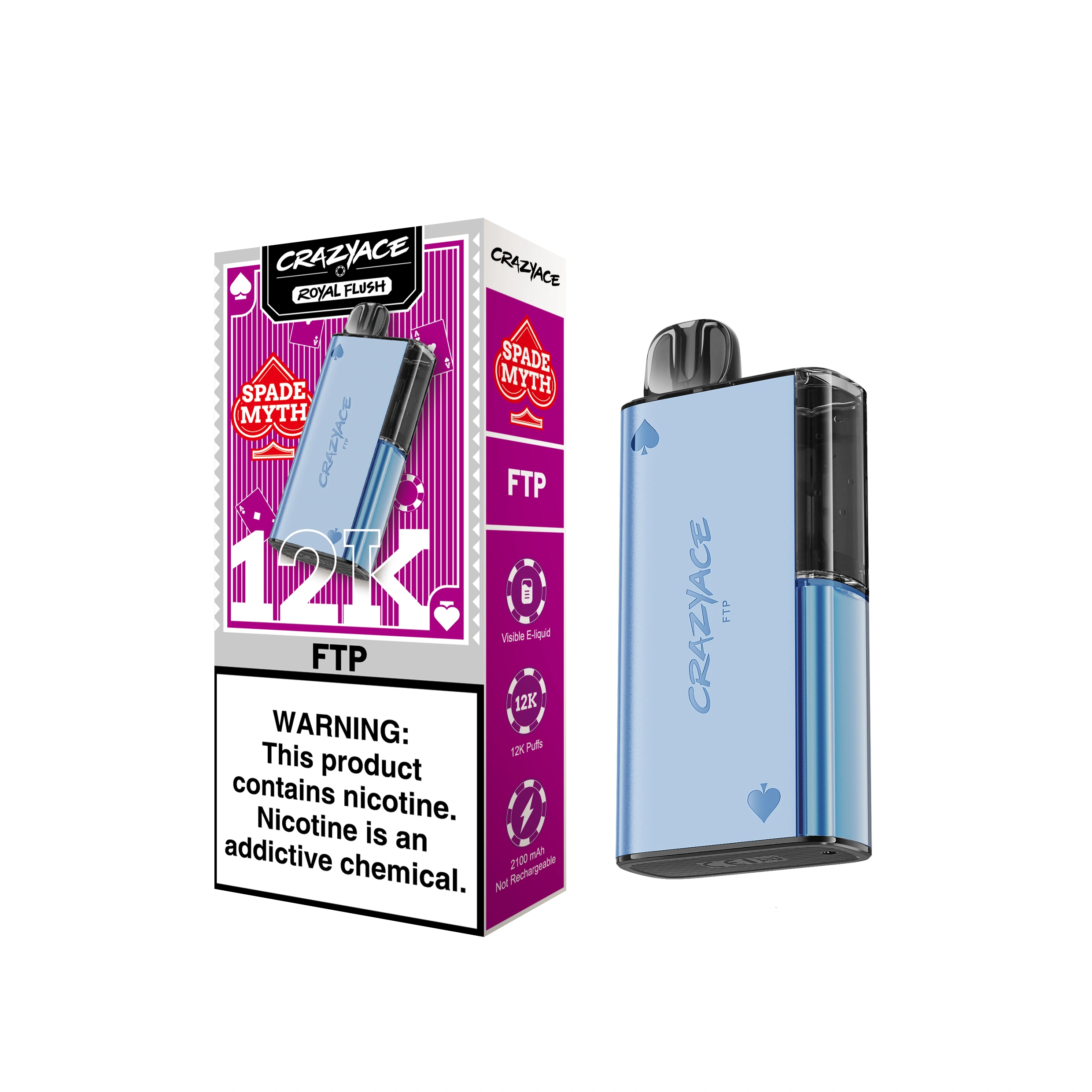 FTP Crazyace Royal Flush 12k Puffs - FTP - Image 1