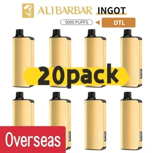 Alibarbar Ingot 9000 puffs DTL version-20 pack Multiple flavors(Ship from oversea)