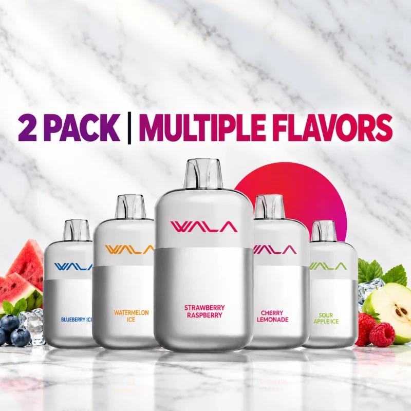 Wala POP 10000 Puffs -2 pack Multiple flavor
