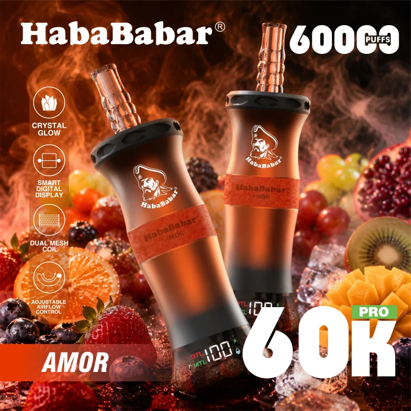 Habababar 60K Puffs Shisha – Amor