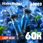 Habababar 60K Puffs Shisha – Lady blue