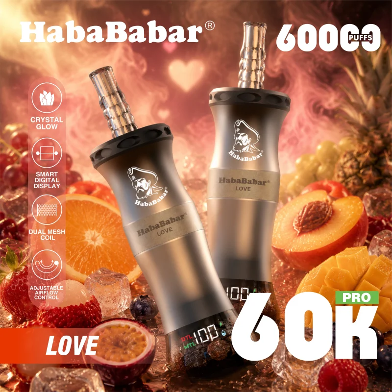 Habababar 60K Puffs Shisha – Love