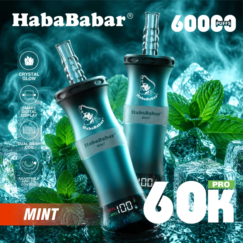 Habababar 60K Puffs Shisha – Mint