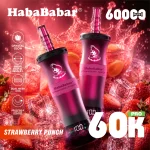 Habababar 60K Puffs Shisha – Strawberry punch