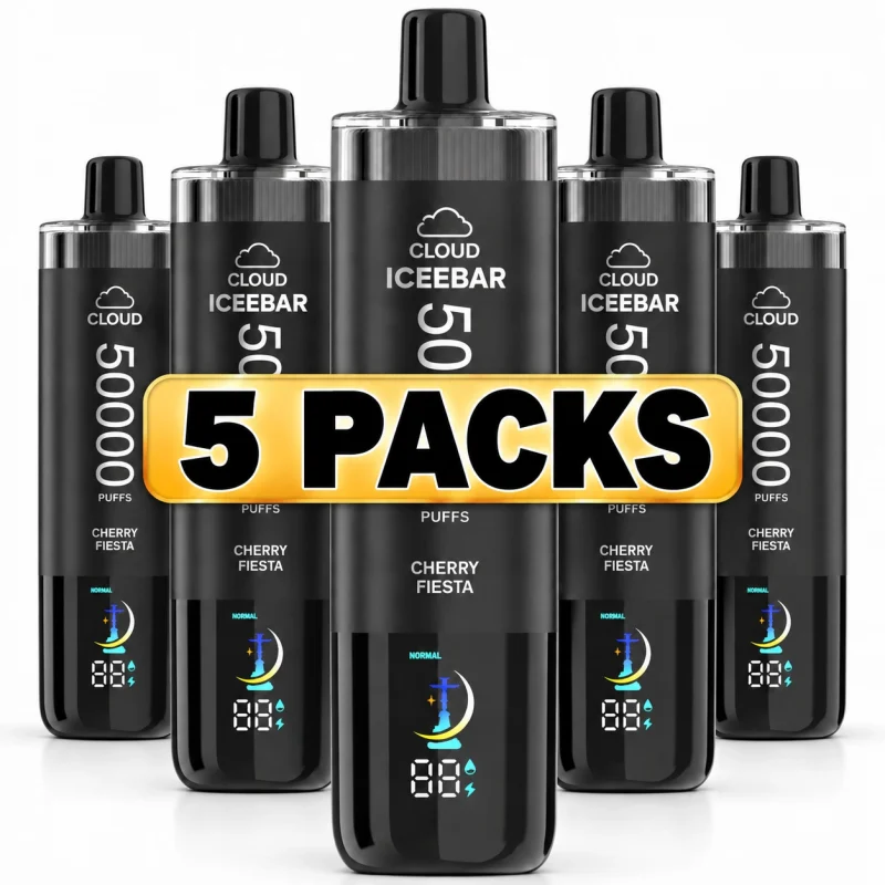 ICEEBAR Cloud 50000 Puffs Shisha – 5 PACKS