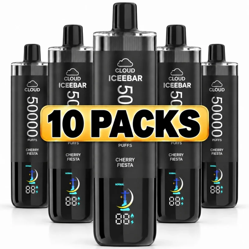 ICEEBAR Cloud 50000 Puffs Shisha – 10 Packs