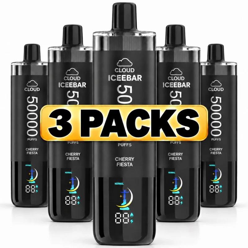 ICEEBAR Cloud 50000 Puffs Shisha – 3 Packs