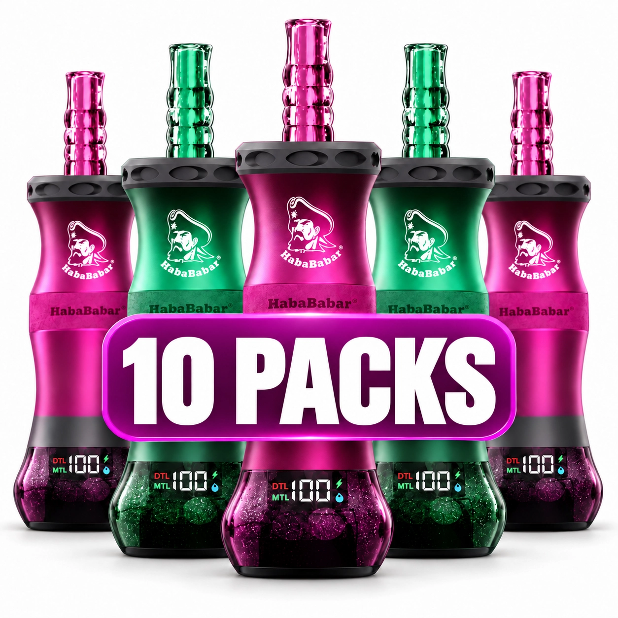 Habababar 60K Puffs Shisha – 10 Packs Habababar 60K Puffs Shisha – 10 Packs